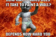 Dark humor got a bit darker..