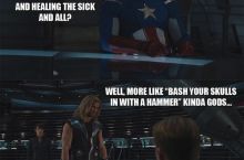 Avengers burn