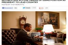 "Watch out guys, Obama is doing his job"