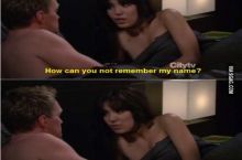 "How can you not remember my name?"