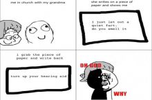 Poor grandma