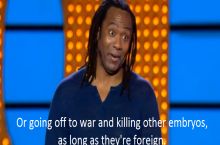 Reginald D. Hunter frames the issue