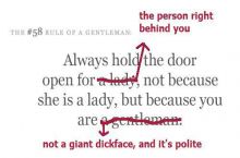 Don't be a dickface.