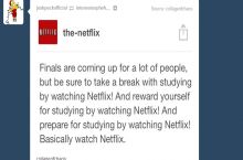 Netflix on Studying.