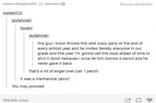 Mechanical pencils, more valuable than gold