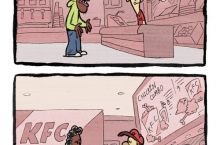 It's funny because he is black
