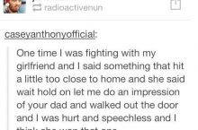 She won that one for sure.