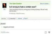 slight twist