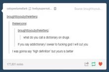 How do you call a guy on drugs? High there!