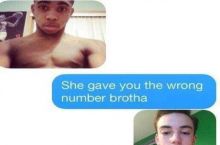 Plot twist : it's not the wrong number brotha.
