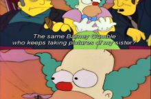 Poor Krusty.