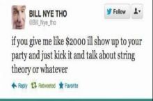 Billy nye the party guy!