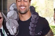 The Rock as Brock