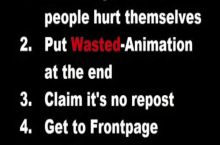 To the front page!