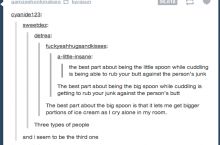 If only I was better at making titles I might have someone to spoon with.
