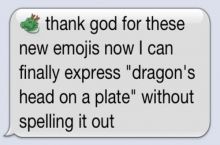 There are a lot of unnecessary emojis