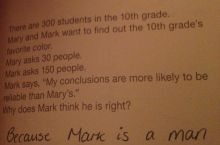 So Mark and Mary are interviewing people.