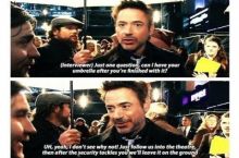 Gotta love Robert Downey Jr.