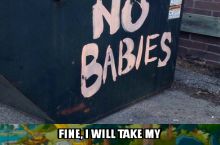 Sorry, sorry-- no dumping in the lake.