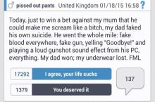 Extreme dad jokes