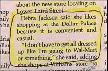 Because getting dressed to go to Walmart is SO hard