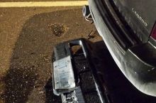 How not to hit and run.