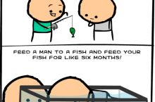 ...and then feast on the fish