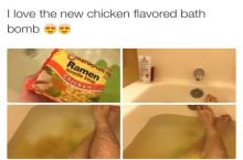 There is a P*nis in my soup!