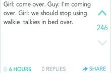 I came over