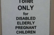 That's a very specific toilet
