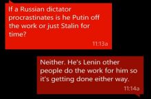 Oh the Russians.