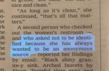 Arguably the most compelling reason for protecting your source's identity.