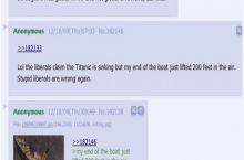 Who said the Titanic actually sank?