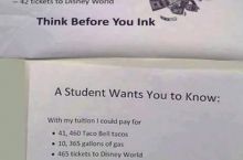 Found At A Local College, the Real Cost of School
