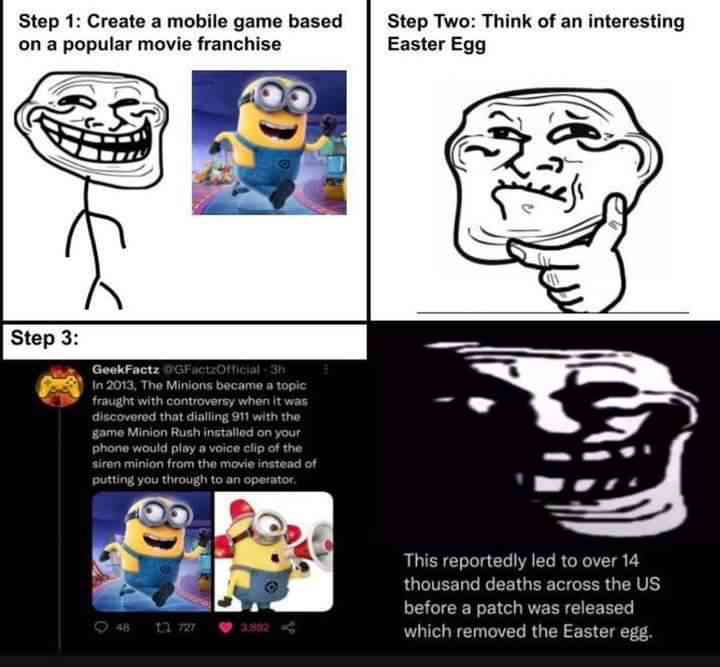 We do a little trolling