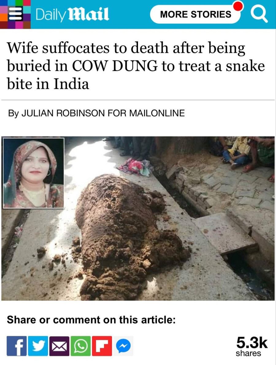 do Indians just have tons of cow dung lying around just in case or what