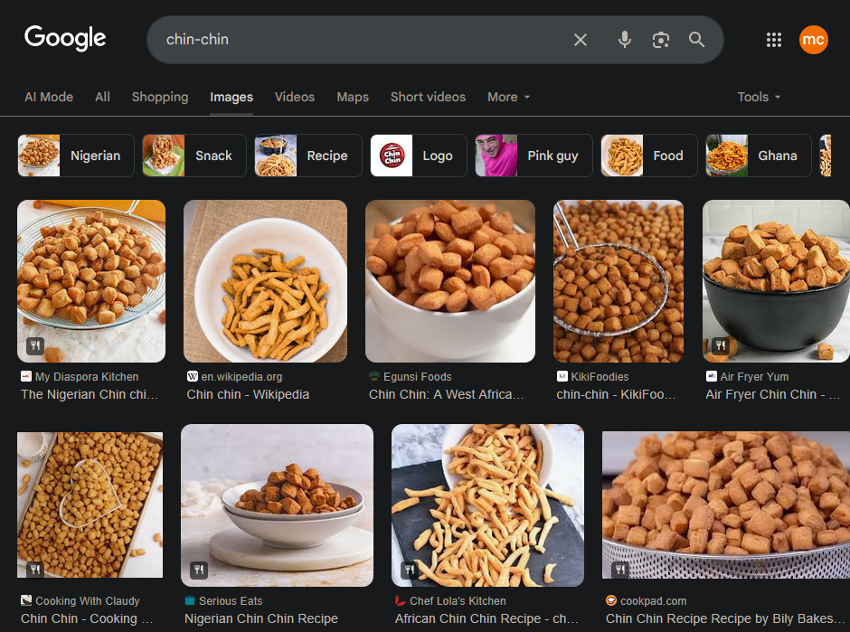 TFW you looks up pics of your favorite Nigerian snack food and witness something unholy