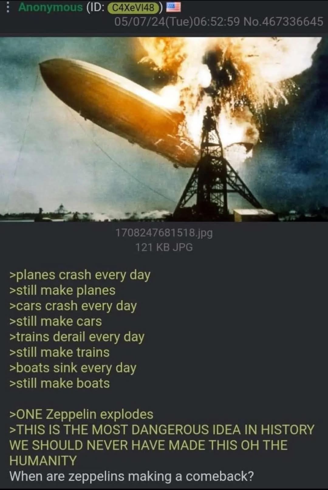 We still have the Good Year blimp