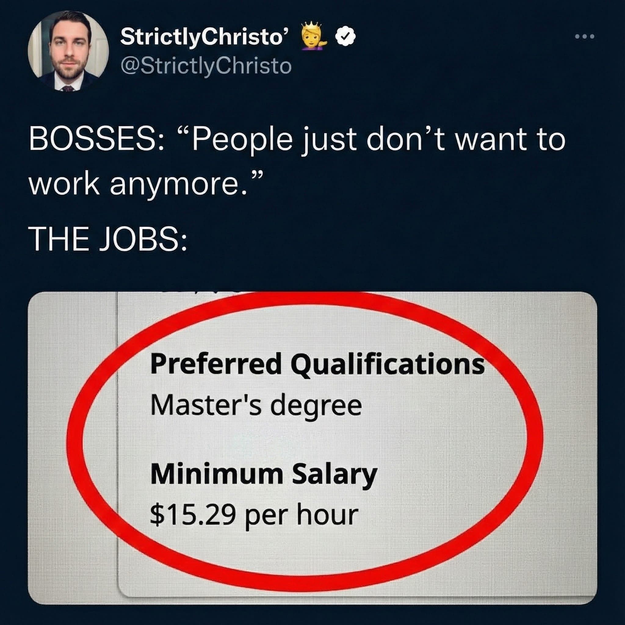 Still under qualified