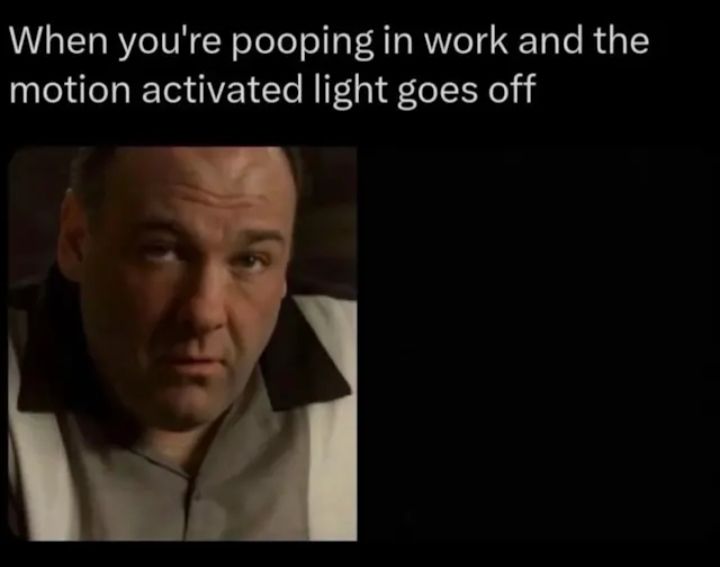 It was gay, the motion activated light?