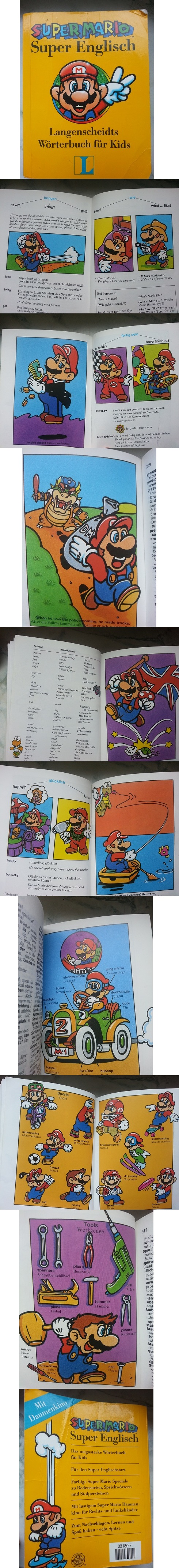 Found my old Super Mario dictionary