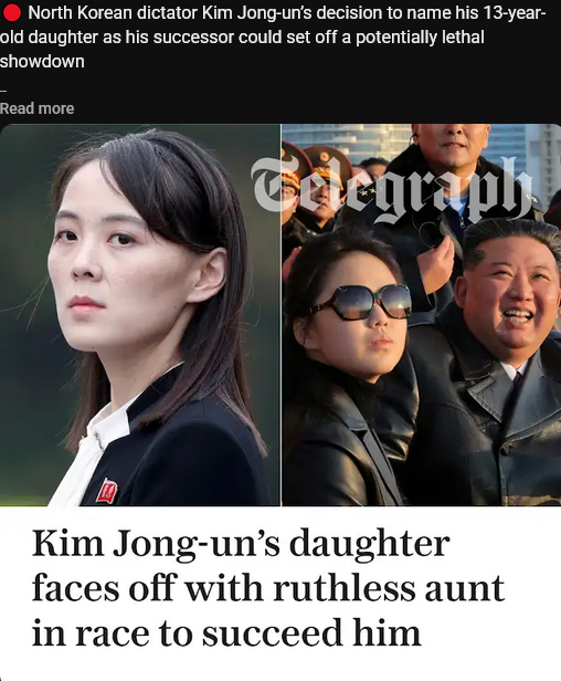 Wake up honey. New succession crisis dropped.