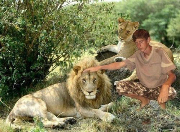 Incredible, you can't even tell it's photoshopped.