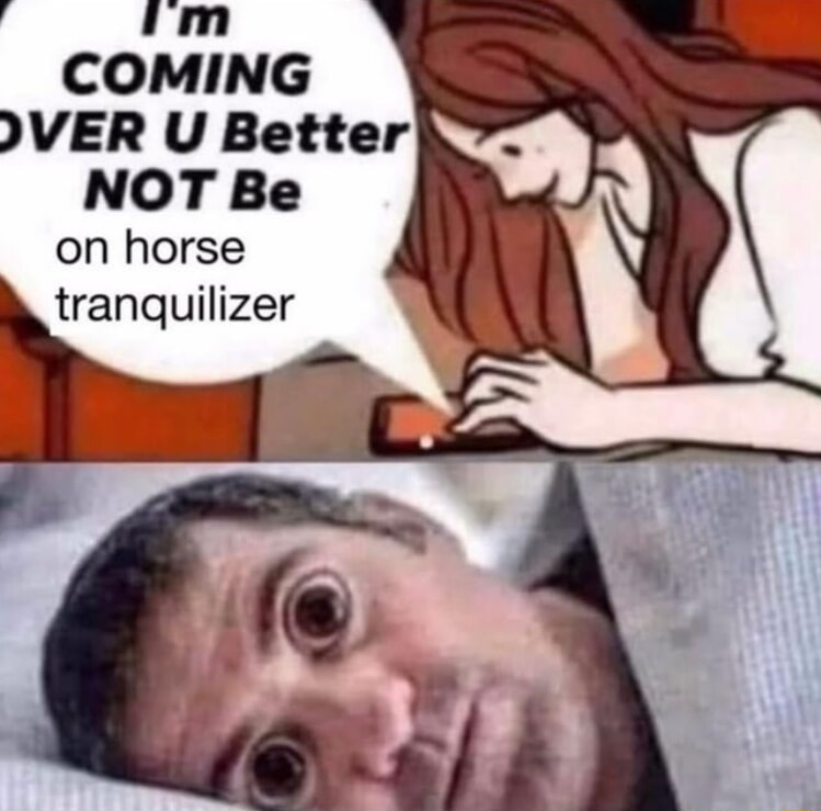 he doens't seem very tranquilized