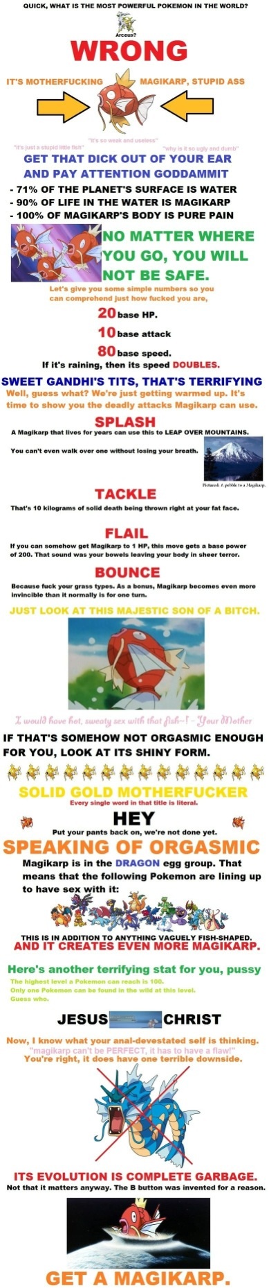 Its a mutha fkin magic carp