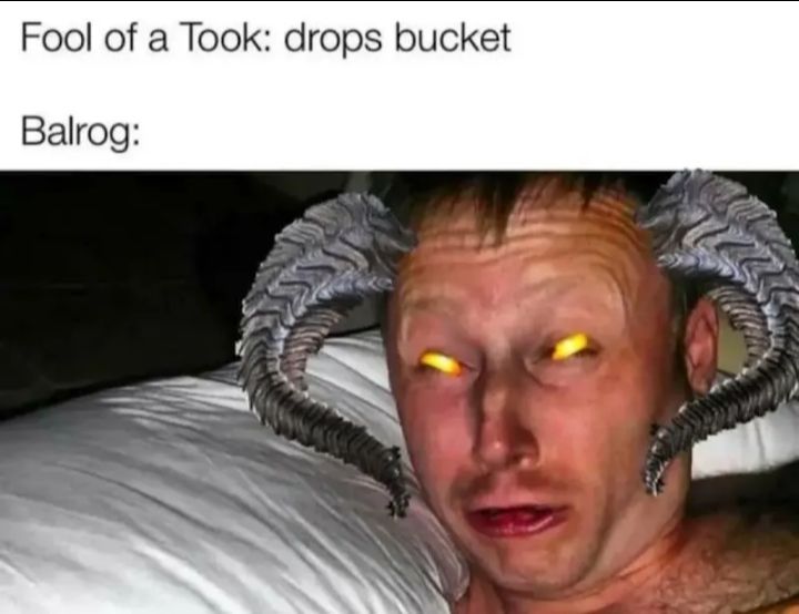 Perfect opportunity for Gandalf to farm lone xp