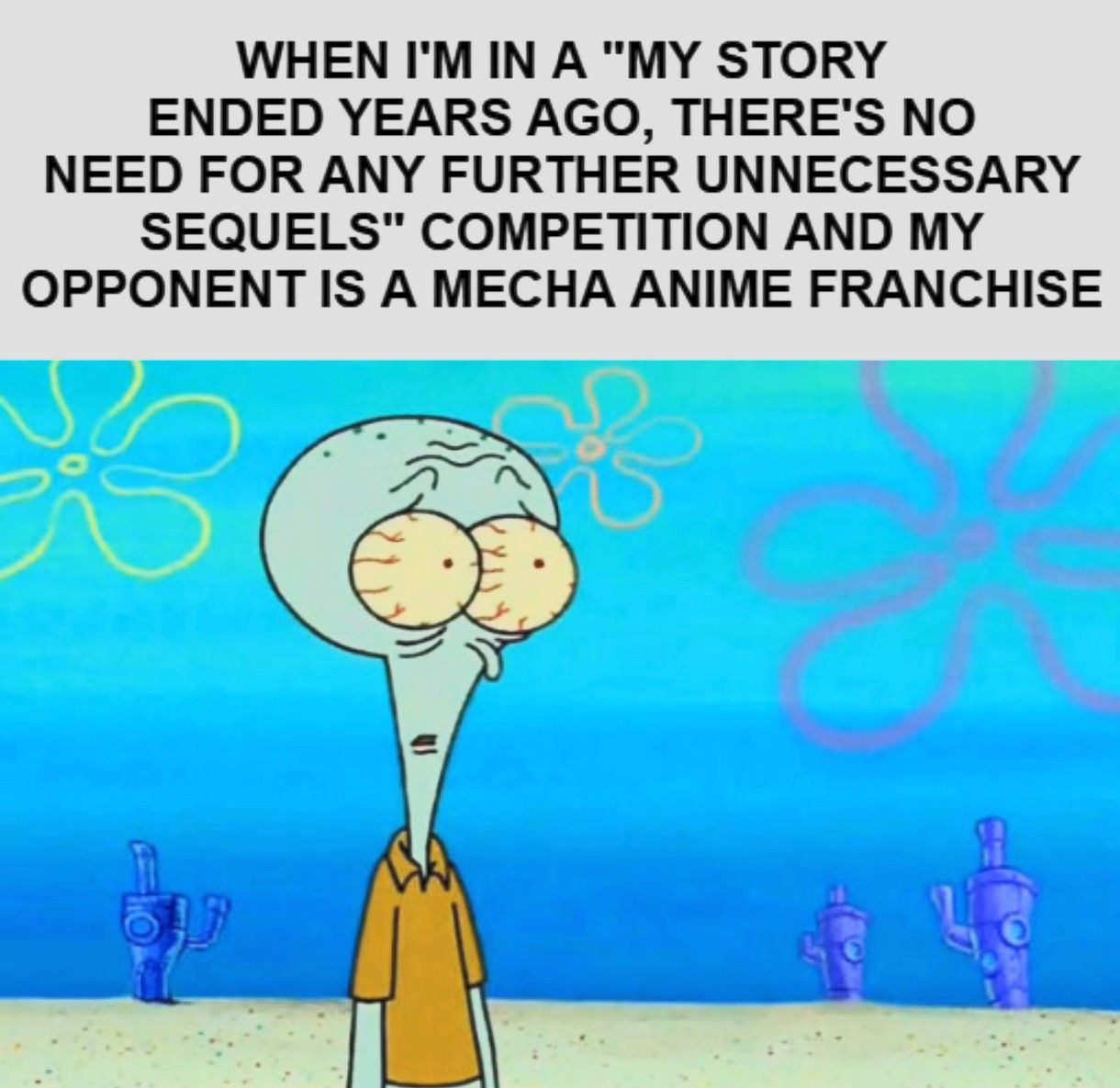 "Bye-Bye All Of Evangelion" my butt! New anime by the guy who made the thicc robot girl game