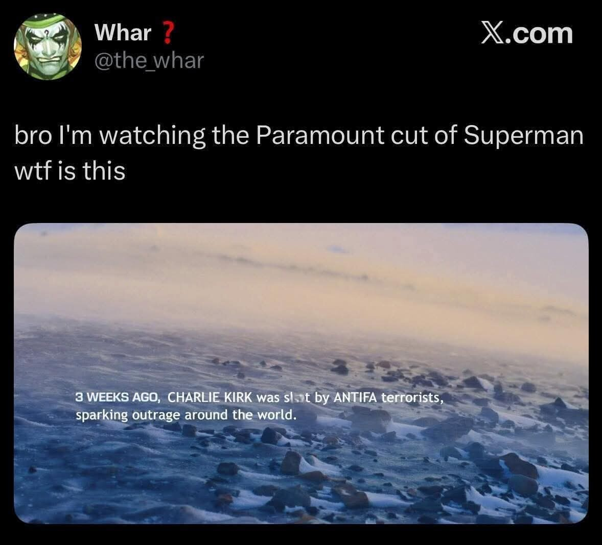 people are acting like Paramount didn't shart out the most woke slop just last month