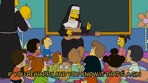 Simpsons on religion