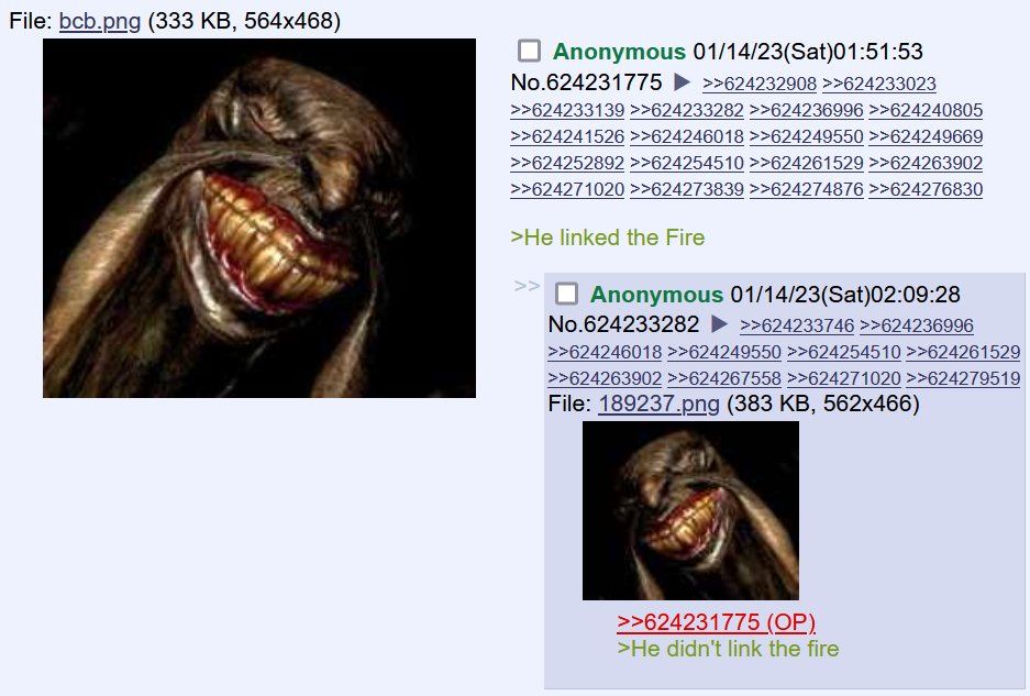 We didn't start the fire